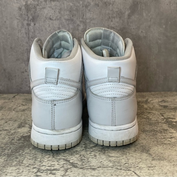 Nike Dunk High Retro 'White Vast Grey' Sneakers Mens sz 8.5 - Picture 4 of 6